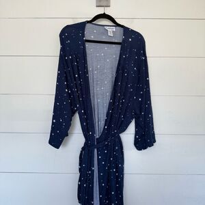 Northstyle Women’s 2X Navy Blue Star Robe